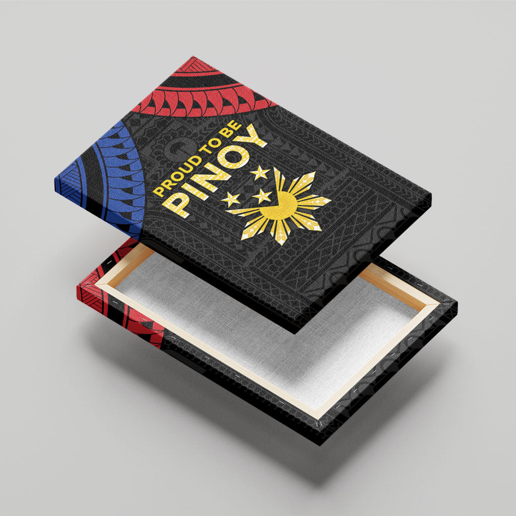 Philippines Independence Day Canvas Wall Art Proud To Be Pinoy LT05 - Polynesian Pride