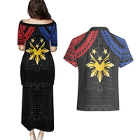 Philippines Independence Day Couples Matching Puletasi and Hawaiian Shirt Proud To Be Pinoy LT05 - Polynesian Pride