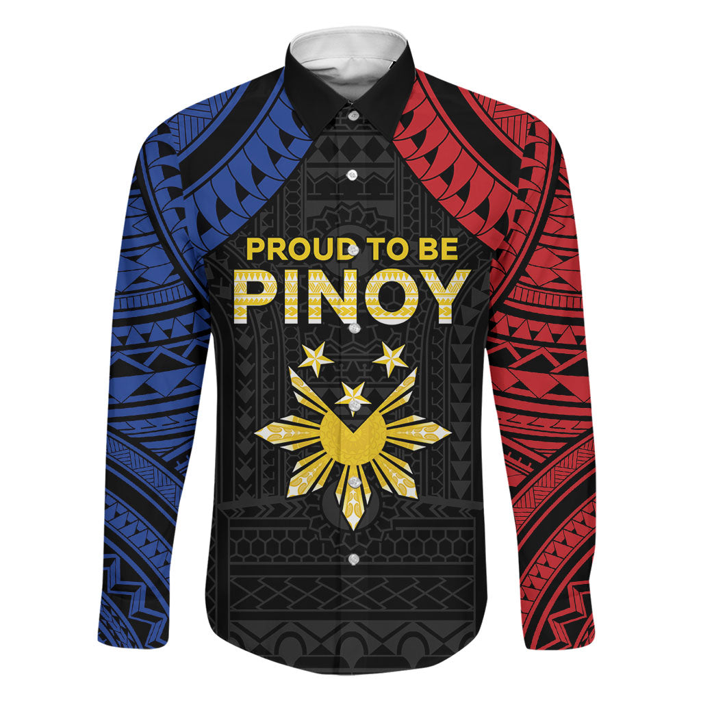 Philippines Independence Day Family Matching Long Sleeve Bodycon Dress and Hawaiian Shirt Proud To Be Pinoy