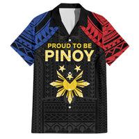 Philippines Independence Day Family Matching Off The Shoulder Long Sleeve Dress and Hawaiian Shirt Proud To Be Pinoy
