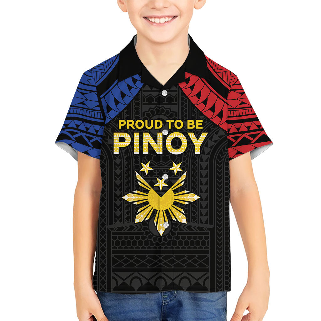 Philippines Independence Day Family Matching Off Shoulder Maxi Dress and Hawaiian Shirt Proud To Be Pinoy