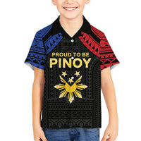 Philippines Independence Day Family Matching Off Shoulder Maxi Dress and Hawaiian Shirt Proud To Be Pinoy