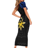 Philippines Independence Day Family Matching Short Sleeve Bodycon Dress and Hawaiian Shirt Proud To Be Pinoy