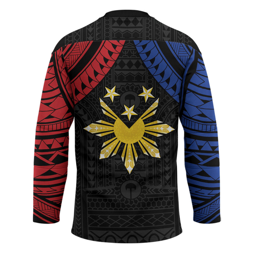 Philippines Independence Day Hockey Jersey Proud To Be Pinoy LT05 - Polynesian Pride