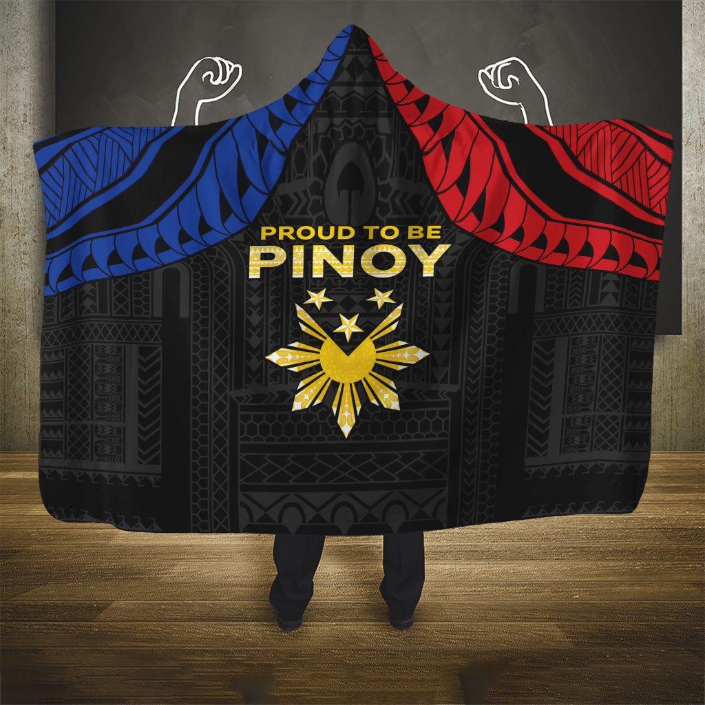 Philippines Independence Day Hooded Blanket Proud To Be Pinoy LT05 - Polynesian Pride