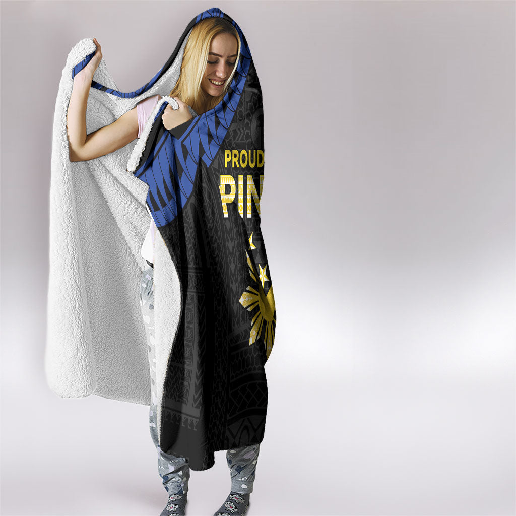 Philippines Independence Day Hooded Blanket Proud To Be Pinoy LT05 - Polynesian Pride