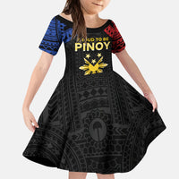 Philippines Independence Day Kid Short Sleeve Dress Proud To Be Pinoy