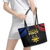 Philippines Independence Day Leather Tote Bag Proud To Be Pinoy LT05 - Polynesian Pride