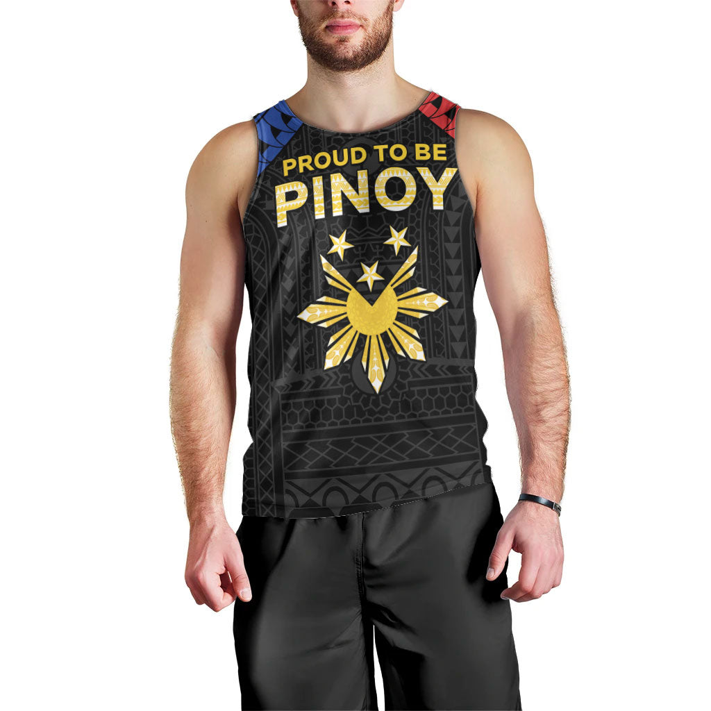 Philippines Independence Day Men Tank Top Proud To Be Pinoy LT05 - Polynesian Pride