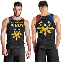 Philippines Independence Day Men Tank Top Proud To Be Pinoy LT05 - Polynesian Pride