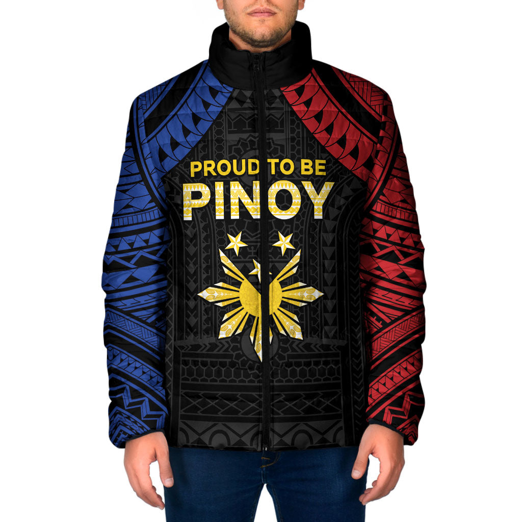 Philippines Independence Day Padded Jacket Proud To Be Pinoy