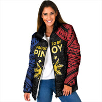 Philippines Independence Day Padded Jacket Proud To Be Pinoy