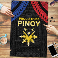 Philippines Independence Day Puzzle Proud To Be Pinoy LT05 Black - Polynesian Pride