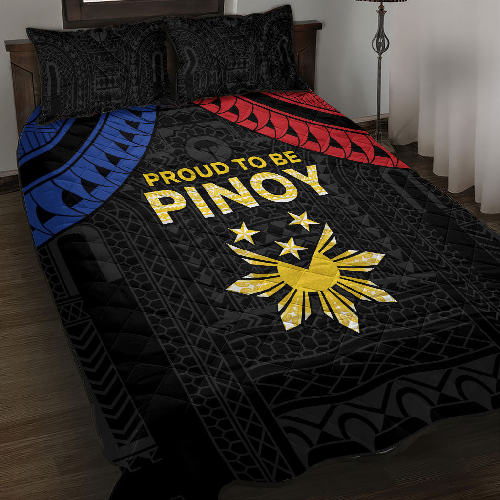Philippines Independence Day Quilt Bed Set Proud To Be Pinoy