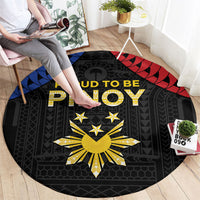 Philippines Independence Day Round Carpet Proud To Be Pinoy LT05 - Polynesian Pride