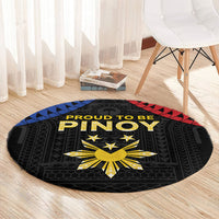 Philippines Independence Day Round Carpet Proud To Be Pinoy LT05 - Polynesian Pride
