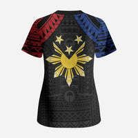 Philippines Independence Day Scrub Top Proud To Be Pinoy LT05 - Polynesian Pride