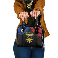 Philippines Independence Day Shoulder Handbag Proud To Be Pinoy LT05 One Size Black - Polynesian Pride