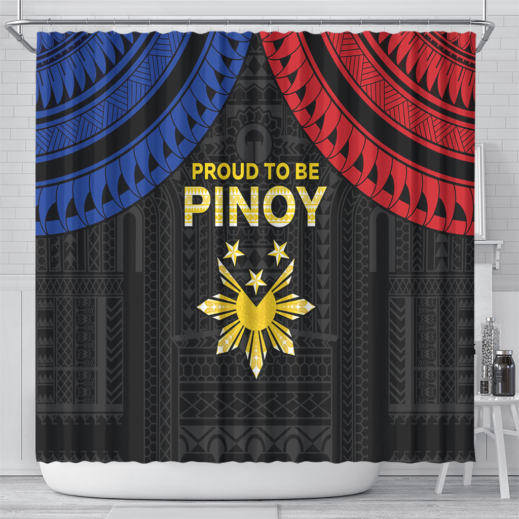 Philippines Independence Day Shower Curtain Proud To Be Pinoy LT05 - Polynesian Pride