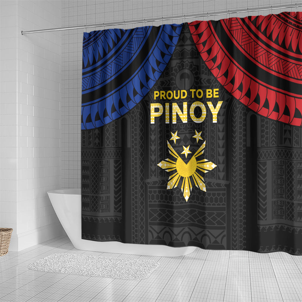 Philippines Independence Day Shower Curtain Proud To Be Pinoy LT05 - Polynesian Pride