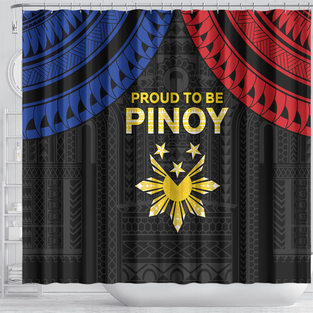 Philippines Independence Day Shower Curtain Proud To Be Pinoy LT05 - Polynesian Pride