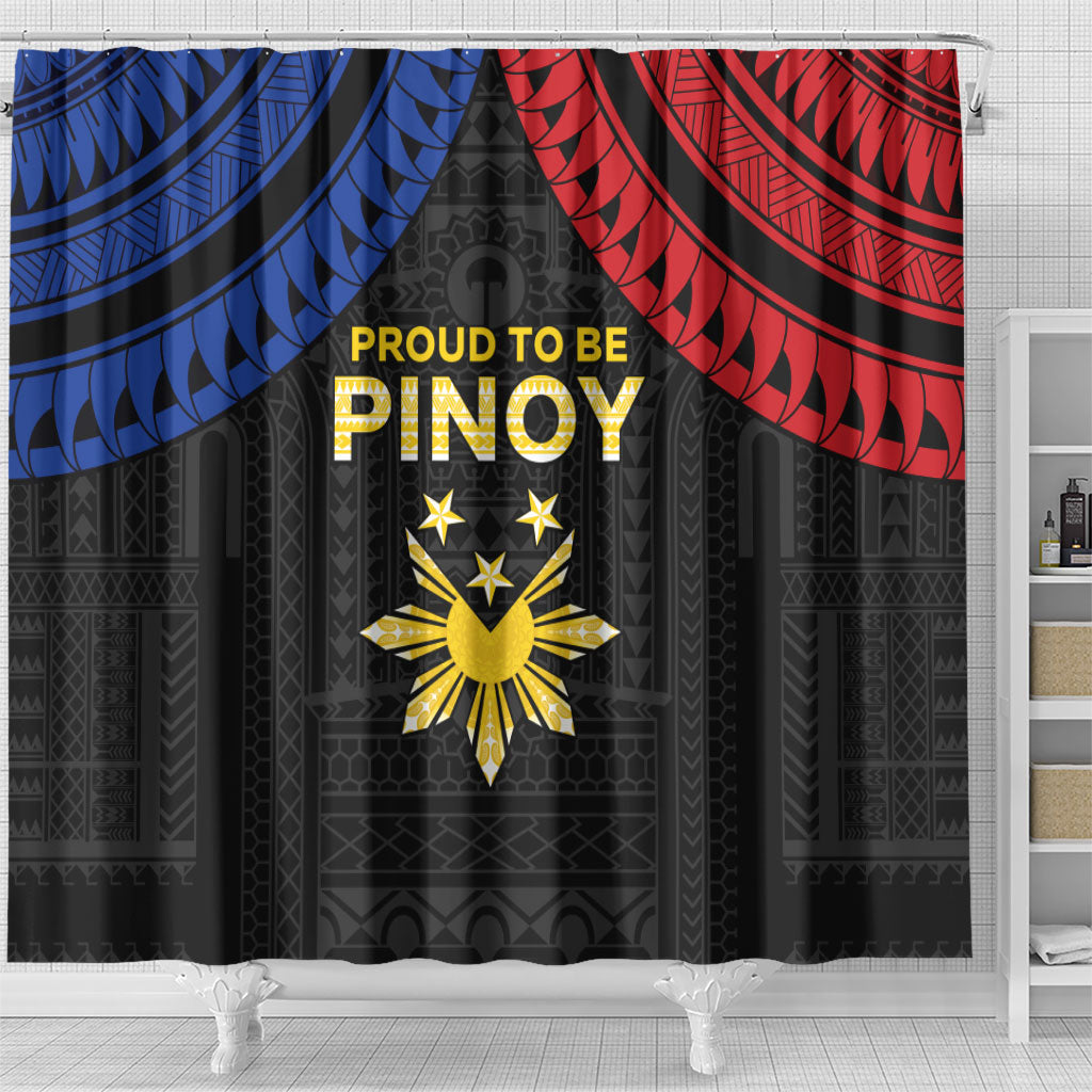 Philippines Independence Day Shower Curtain Proud To Be Pinoy LT05 - Polynesian Pride