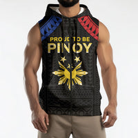 Philippines Independence Day Sleeveless Zip Hoodie Proud To Be Pinoy LT05 - Polynesian Pride