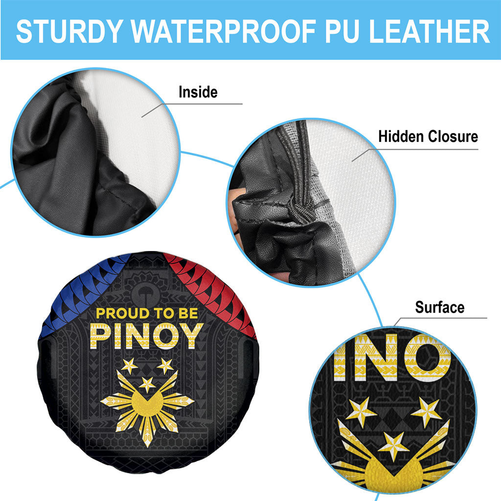 Philippines Independence Day Spare Tire Cover Proud To Be Pinoy LT05 - Polynesian Pride