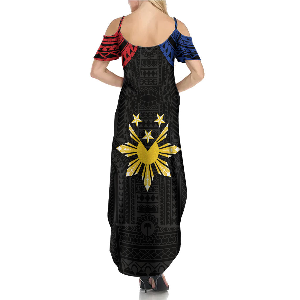 Philippines Independence Day Summer Maxi Dress Proud To Be Pinoy LT05 - Polynesian Pride