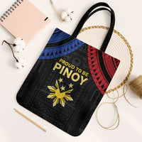 Philippines Independence Day Tote Bag Proud To Be Pinoy LT05 Black Strap One Size Black - Polynesian Pride