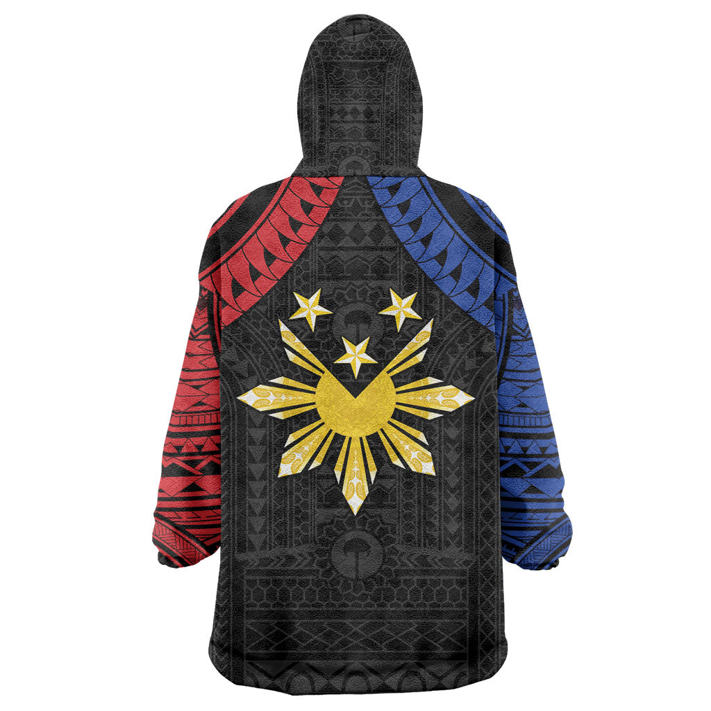 Philippines Independence Day Wearable Blanket Hoodie Proud To Be Pinoy LT05 - Polynesian Pride