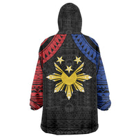Philippines Independence Day Wearable Blanket Hoodie Proud To Be Pinoy LT05 - Polynesian Pride