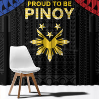 Philippines Independence Day Window Curtain Proud To Be Pinoy LT05 - Polynesian Pride