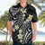 Plumeria With Black Polynesian Tattoo Pattern Hawaiian Shirt