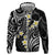 Plumeria With Black Polynesian Tattoo Pattern Hoodie