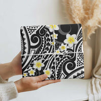 Plumeria With Black Polynesian Tattoo Pattern Wrapping Paper LT05 - Polynesian Pride