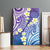 Plumeria With Galaxy Polynesian Tattoo Pattern Canvas Wall Art