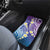 Plumeria With Galaxy Polynesian Tattoo Pattern Car Mats