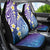 Plumeria With Galaxy Polynesian Tattoo Pattern Car Seat Cover