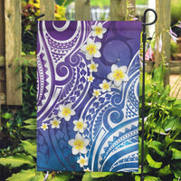 Plumeria With Galaxy Polynesian Tattoo Pattern Garden Flag LT05 Garden Flag Galaxy - Polynesian Pride