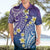 Plumeria With Galaxy Polynesian Tattoo Pattern Hawaiian Shirt