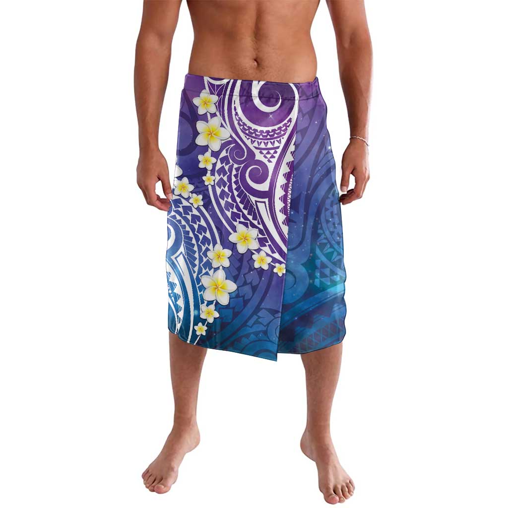 Plumeria With Galaxy Polynesian Tattoo Pattern Lavalava LT05 Galaxy - Polynesian Pride