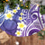 Plumeria With Galaxy Polynesian Tattoo Pattern Tree Skirt