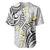 Plumeria With White Polynesian Tattoo Pattern Baseball Jersey