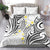 Plumeria With White Polynesian Tattoo Pattern Bedding Set