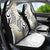 Plumeria With White Polynesian Tattoo Pattern Car Seat Cover