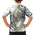 Plumeria With White Polynesian Tattoo Pattern Family Matching Off Shoulder Maxi Dress and Hawaiian Shirt