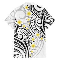 Plumeria With White Polynesian Tattoo Pattern Hawaiian Shirt LT05 - Polynesian Pride
