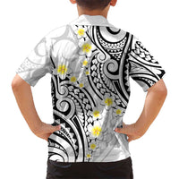Plumeria With White Polynesian Tattoo Pattern Hawaiian Shirt LT05 - Polynesian Pride