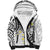 Plumeria With White Polynesian Tattoo Pattern Sherpa Hoodie